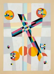 Lothar Schreyer, Ohne Titel, Gouache auf Papier