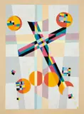 Lothar Schreyer, Ohne Titel, Gouache auf Papier