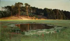 Märkischer See by Paul Vorgang, Öl auf Leinwand, sold May 2011
