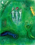 Marc Chagall, Songe de Daphnis et les Nymphes, 1961, Farblithographie auf Velin