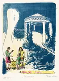 Mission by Neo Rauch, 2005, Farblithographie auf Hahnemühle-Velin, sold Nov 2010