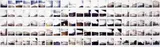 Tom Burr, Ohne Titel, 105 Polaroids, montiert auf Karton