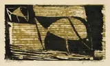 Weide“ („Fressende Kühe“) by Ewald Mataré, 1929, Farbholzschnitt auf Japan, sold Nov 2010