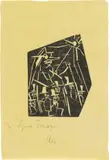 Da-Da I by Lyonel Feininger, 1918, Holzschnitt auf Japan, sold Oct 2020