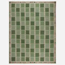 Swedish-style flatweave carpet by Contemporary, hand-woven wool, sold Mar 2024
