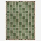 Contemporary, Swedish-style flatweave carpet, hand-woven wool