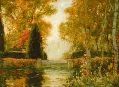 Thomas Edwin Mostyn, Roi, Rwa, Rca, The glory of the morning, oil on canvas
