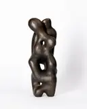Hans Steinbrenner, Vegetative Kopulation, 1957, Bronze mit dunkelbrauner Patina. Höhe: 33,5 cm (13 ¼ in.)