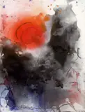 Ohne Titel by Fred Thieler, 1981, Mischtechnik auf Velin, sold Dec 2007