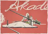 Zufahrt by Neo Rauch, 1997, Farbserigraphie auf Papier, sold Nov 2008