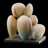 Untitled sculpture (Stones) by Tom McGlauchlin, sold Sep 2018