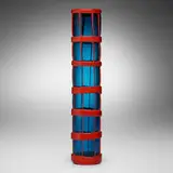 Cestino vase by Fulvio Bianconi, 1994, glass with applied details, sold Feb 2024