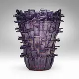 Ritagli vase by Fulvio Bianconi, 2001, iridized glass, sold Feb 2024