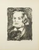 Richard Wagner (D.; S. 33) by Pierre-Auguste Renoir, c. 1900, Lithograph on Japan paper, from the unsigned edition of 100, sold Mar 2016