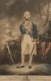 Horatio Lord Nelson (Chaloner Smith Bell 13) by W. Beechy - Nelson colour engraving by E. Bell, Coloured mezzotint, 1805, by E. Bell, sold Feb 2016