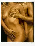 Jeff Koons and Cicciolina“. by Annie Leibovitz, 1990, Farbphotographie. Cibachrome-Abzug, sold Nov 2007