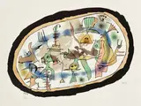 La naissance du jour by Joan Miró, 1957, Farblithographie auf Arches-Velin, sold Dec 2007