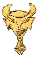 Taureau by Jean Cocteau, 1962, Goldbrosche. In Original-Holzkassette. Höhe: 10,7 cm (4 ¼ in.), sold Jun 2010