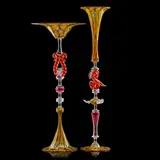 Charles Savoie, Two tall decorative goblets