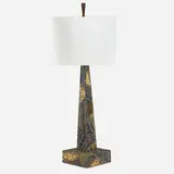 Paul Evans and Phillip Lloyd Powell, Rare tall table lamp