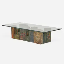 Rare Skyline coffee table by Paul Evans, Paul Evans Studio, sold Sep 2018