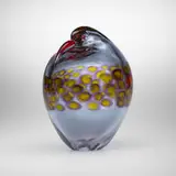 Antonio da Ros, Bird, c. 1960, Alexandrite glass with internal decoration
