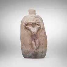 Scavo vase by Napoleone Martinuzzi, c. 1965, scavo glass with applied decoration, sold Feb 2024