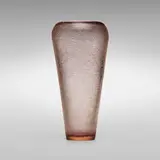 Flavio Poli, Monumental Corroso vase, c. 1950, corroso glass