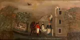 The Housebuilders by William Shearer, oil on panel, sold Feb 2016