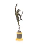 Giambologna, late 19th century bronze figure of Mercury, bronze