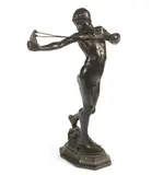 William Reid Dick, bronze figure of 'The Slingshot' or 'Sling Boy', bronze