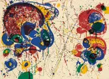 Sam Francis, Ohne Titel, 1963, Farblithographie auf Rives-Velin