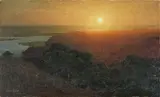 Hans Licht, Märkische Seenlandschaft, 1905, Öl auf Leinwand