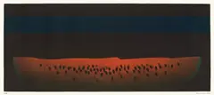 Yōzō Hamaguchi, Watermelon, 1981, Farbmezzotinto auf Velin