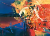 Gerhard Richter, Abstraktes Bild, 1990, Farboffset auf gestrichenem Papier