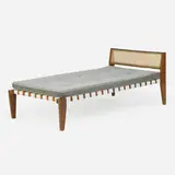 Daybed by Pierre Jeanneret, France/India, sold Sep 2018