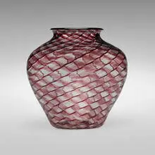 Giulio Radi, Vetro Incolore vase, model 4019, c. 1929, internally decorated glass