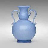 Mazzega, Pulegoso vase, c. 1932, pulegoso glass