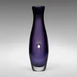 Forato vase, model 4516 by Fulvio Bianconi, 1951, sommerso glass with perforation, sold Feb 2024
