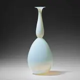 Flavio Poli, Monumental Opalino vase, c. 1952, opaline glass