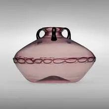 Vittorio Zecchin, Soffiato vase, model 5582, c. 1920, soffiato glass with applied details