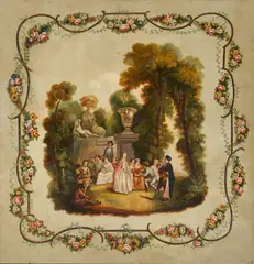 Fête champêtre by French School, oil on canvas, offered Sep 2015