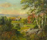 Robert Hamilton, Maytime, oil on canvas