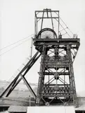 Förderturm bei Merthyr Tydfill, Südwales, 1864 by Bernd Becher, 1966, Silbergelatineabzug, um 1970, sold Nov 2009