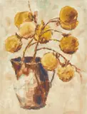 Kakizweige im Krug by Christian Rohlfs, 1937, Aquarell über Kohle auf festem Van Gelder Zonen-Bütten, sold May 2026