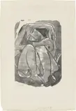 Karl Schmidt-Rottluff, Weib, 1914, Lithografie auf Velin