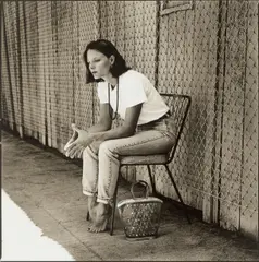 Jodie“ [Foster, Hollywood] by Anton Corbijn, 1995, Silbergelatineabzug (Lithprint), sold Jan 2024