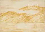 Lago Maggiore by Christian Rohlfs, 1932, Farbkreide auf Velin, sold Apr 2025