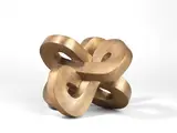 Threedimensional Highway by Maximilian Verhas, 2003, Bronze mit goldener Patina. Höhe: 20,5 cm (8 ⅛ in.), sold Jul 2025