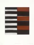 Sean Scully, LARGE MIRROR II, 1997, Aquatinta auf Velin